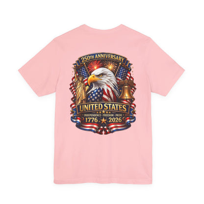 Independence 250th Eagle T-Shirt – United States 1776-2026 Centennial Graphic Tee
