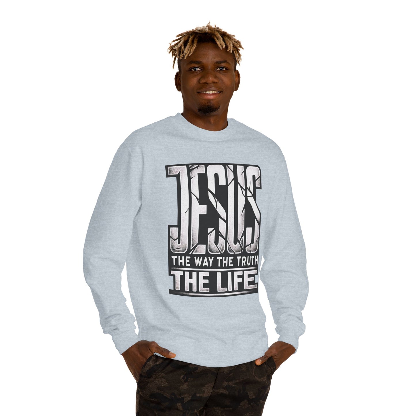 Jesus 'The Way The Truth The Life' Crewneck Sweatshirt