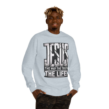 Jesus 'The Way The Truth The Life' Crewneck Sweatshirt