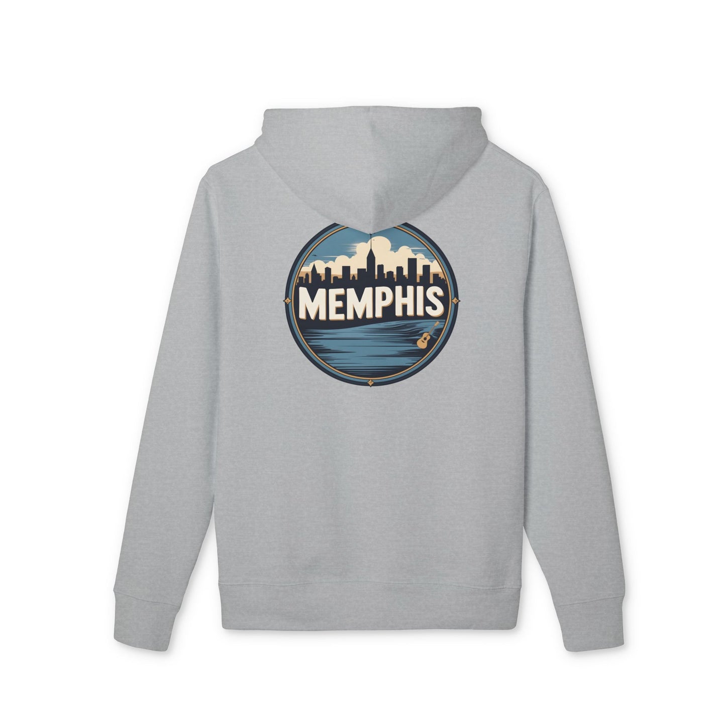 Memphis Skyline Hoodie — Retro Cityscape Pullover