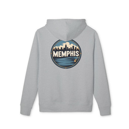Memphis Skyline Hoodie — Retro Cityscape Pullover
