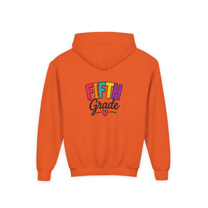 Fifth Grade Kids Hoodie - Colorful Back-to-School Sweatshirt for Students