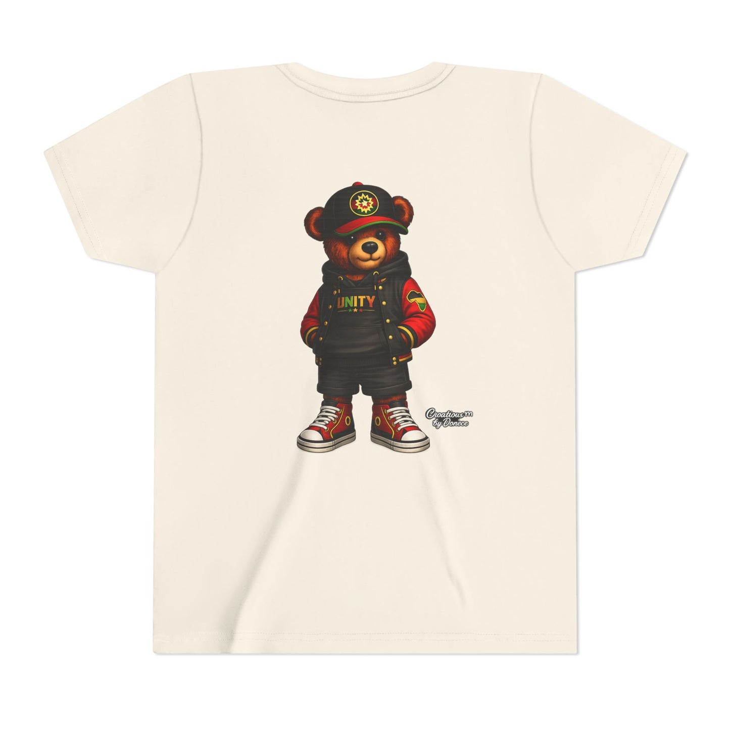 Youth Tee — 'Unity' Streetwear Teddy Bear Graphic Shirt