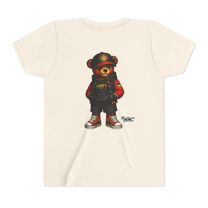 Youth Tee — 'Unity' Streetwear Teddy Bear Graphic Shirt