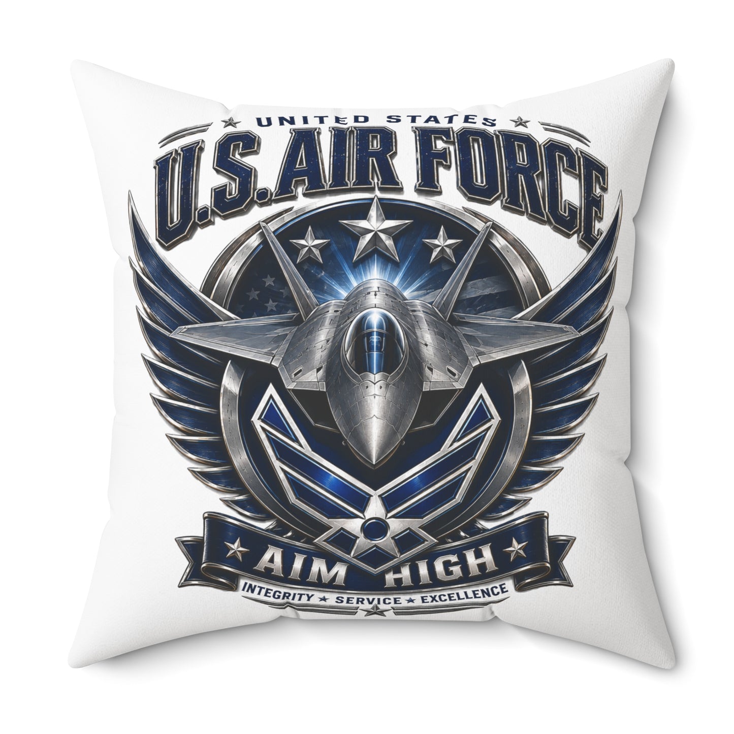 U.S. Air Force 'Aim High' Decorative Throw Pillow