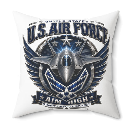 U.S. Air Force 'Aim High' Decorative Throw Pillow