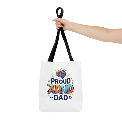 Proud ADHD Dad Tote Bag — Awareness Gift for Fathers