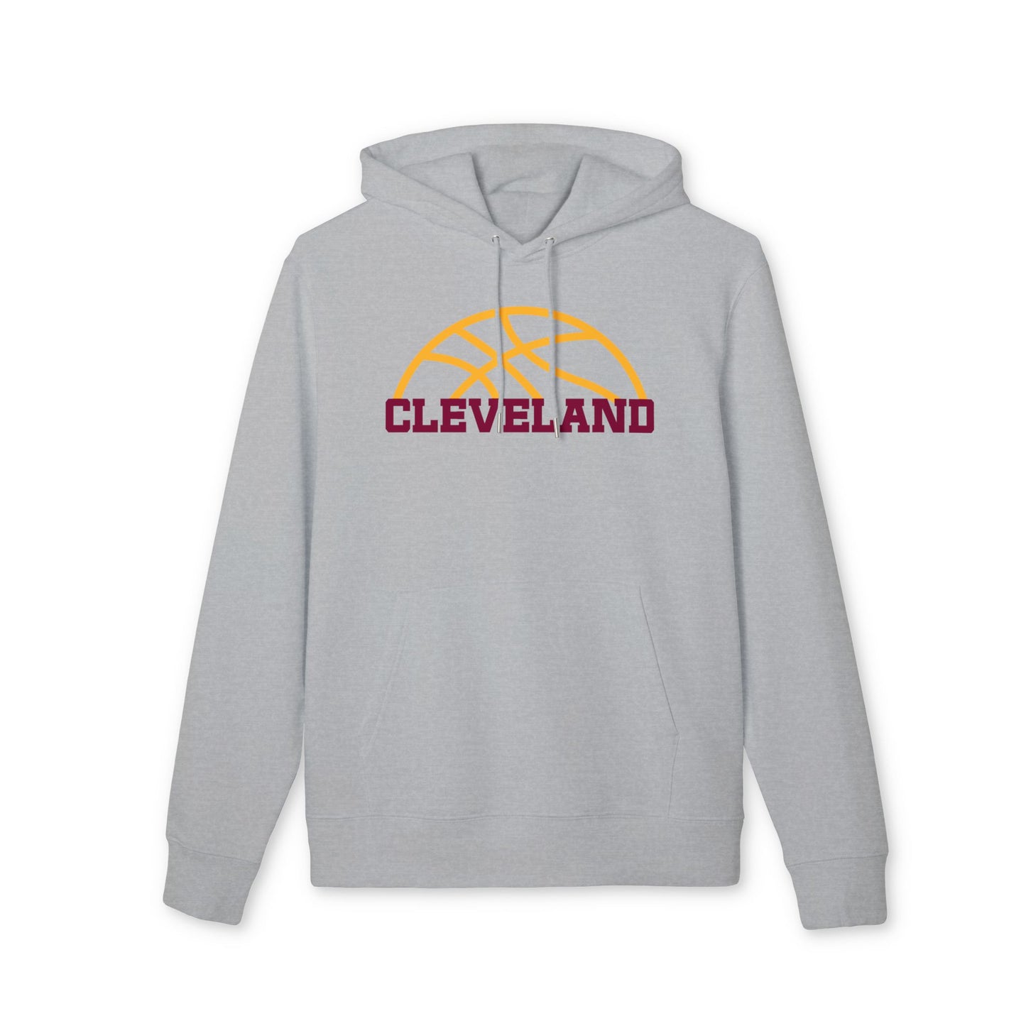 Cleveland Basketball Hoodie — Retro Hoop Logo Pullover