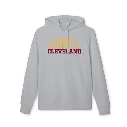 Cleveland Basketball Hoodie — Retro Hoop Logo Pullover