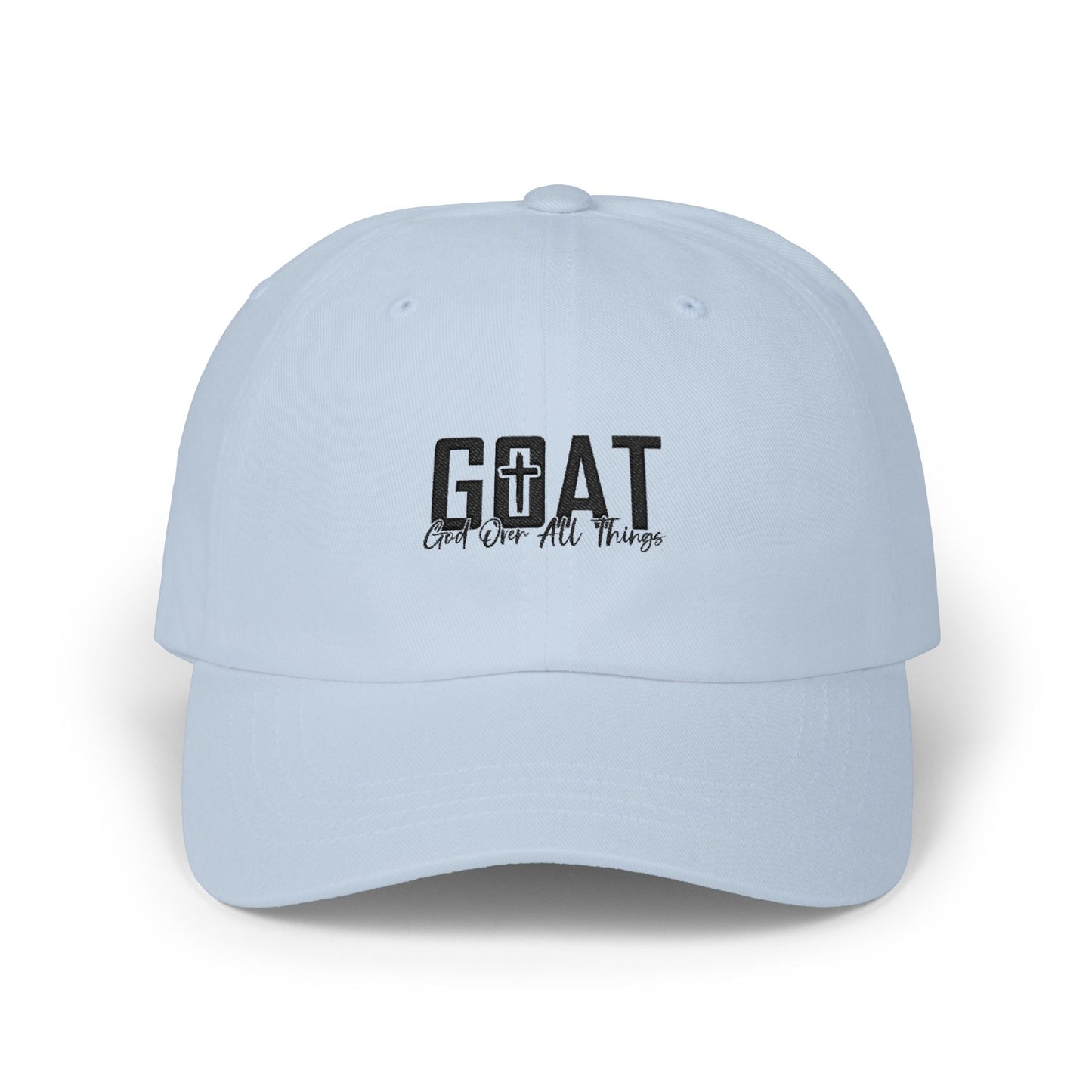 Dad Cap — GOAT (Greatest Of All Time) Embroidered Classic Baseball Hat