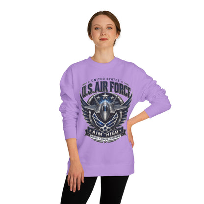 U.S. Air Force 'Aim High' Crewneck Sweatshirt — Military Aviation Graphic