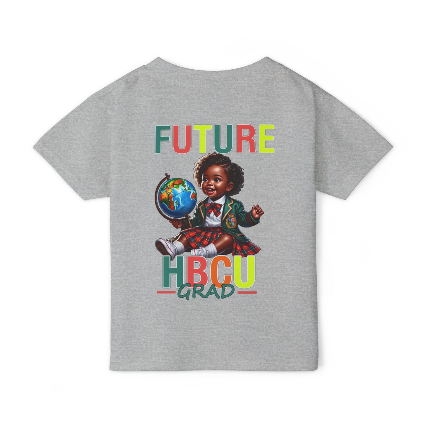 Future HBCU Grad Toddler T‑Shirt — Cute African American Kid, Back‑to‑School Gift