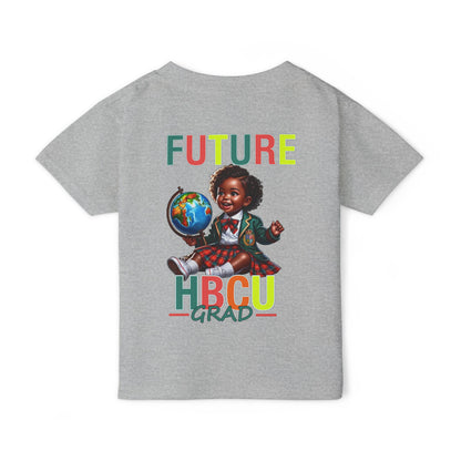 Future HBCU Grad Toddler T‑Shirt — Cute African American Kid, Back‑to‑School Gift