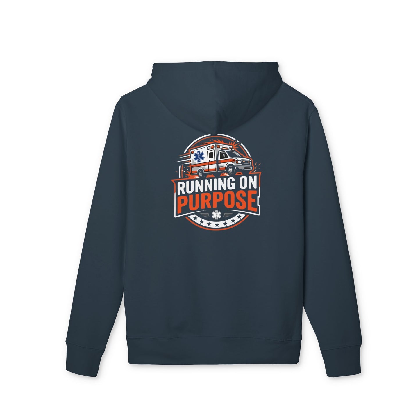 Running On Purpose Hoodie - EMS Paramedic Ambulance Crew Pullover