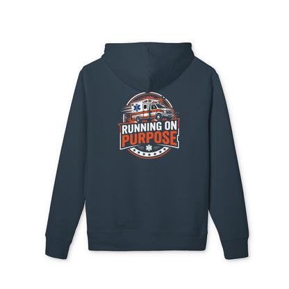 Running On Purpose Hoodie - EMS Paramedic Ambulance Crew Pullover