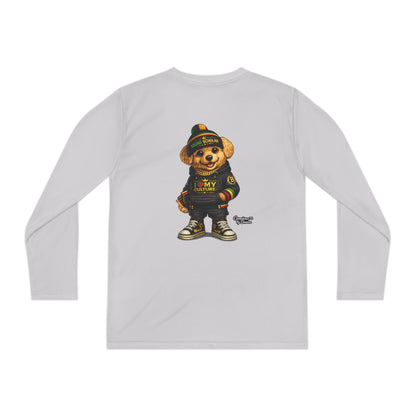 Youth Long Sleeve Tee — Streetwear Teddy Bear Graphic