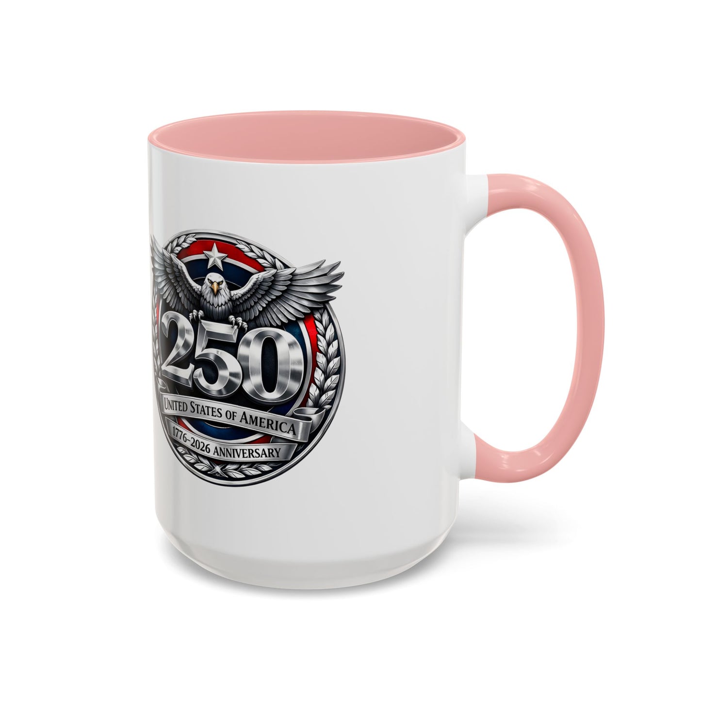 250th USA Bicentennial Eagle Coffee Mug — 1776–2026 Anniversary Accent Mug