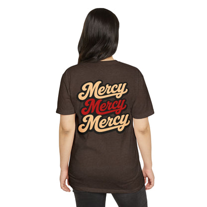 Mercy Mercy Mercy Retro Script T-Shirt