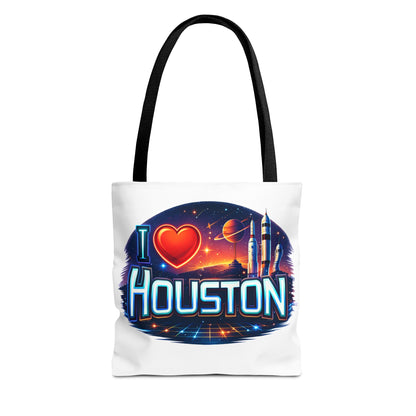 I  Houston Retro Space Tote Bag