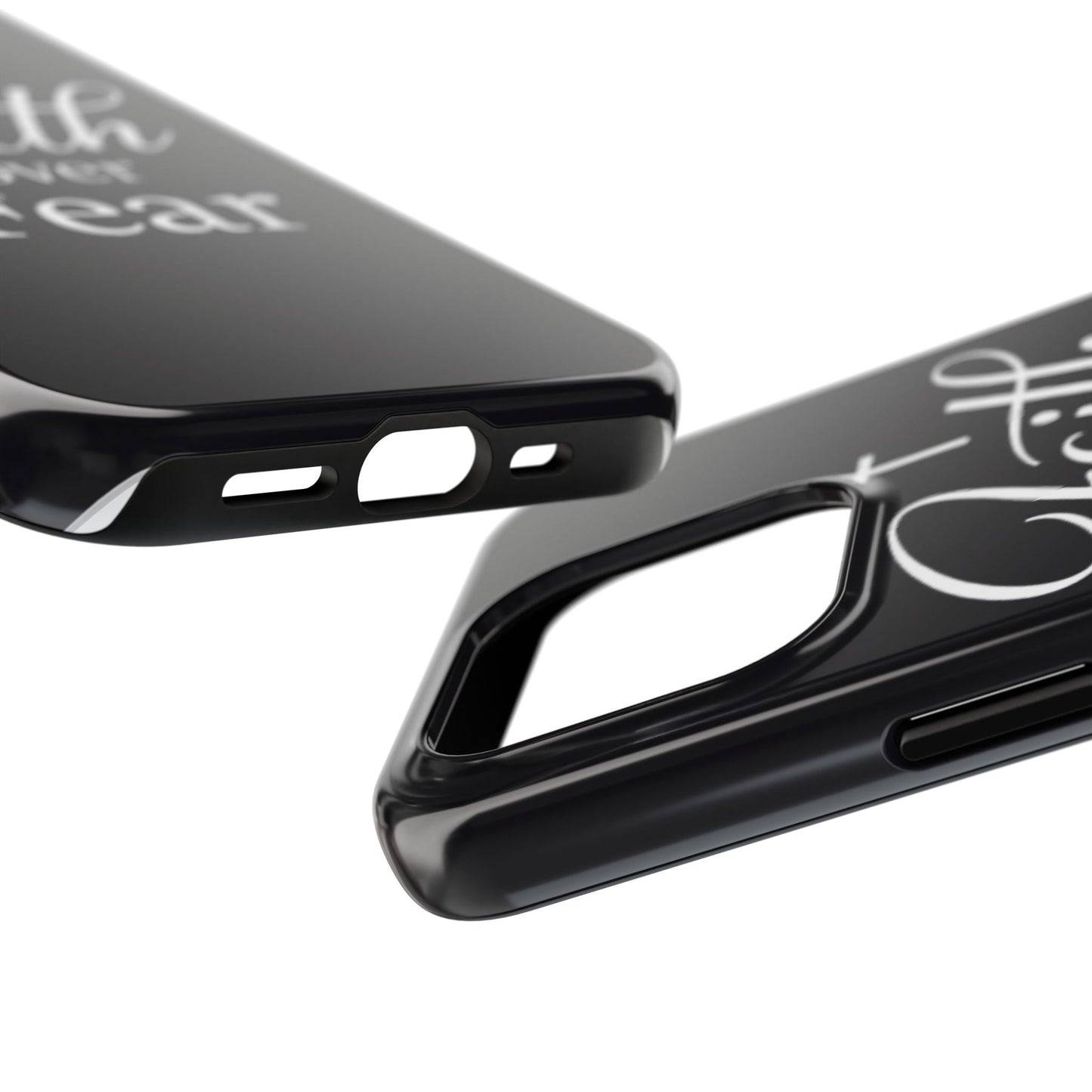 Faith Over Fear Tough Phone Case — Inspirational Christian Cross Phone Cover