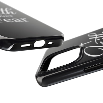 Faith Over Fear Tough Phone Case — Inspirational Christian Cross Phone Cover