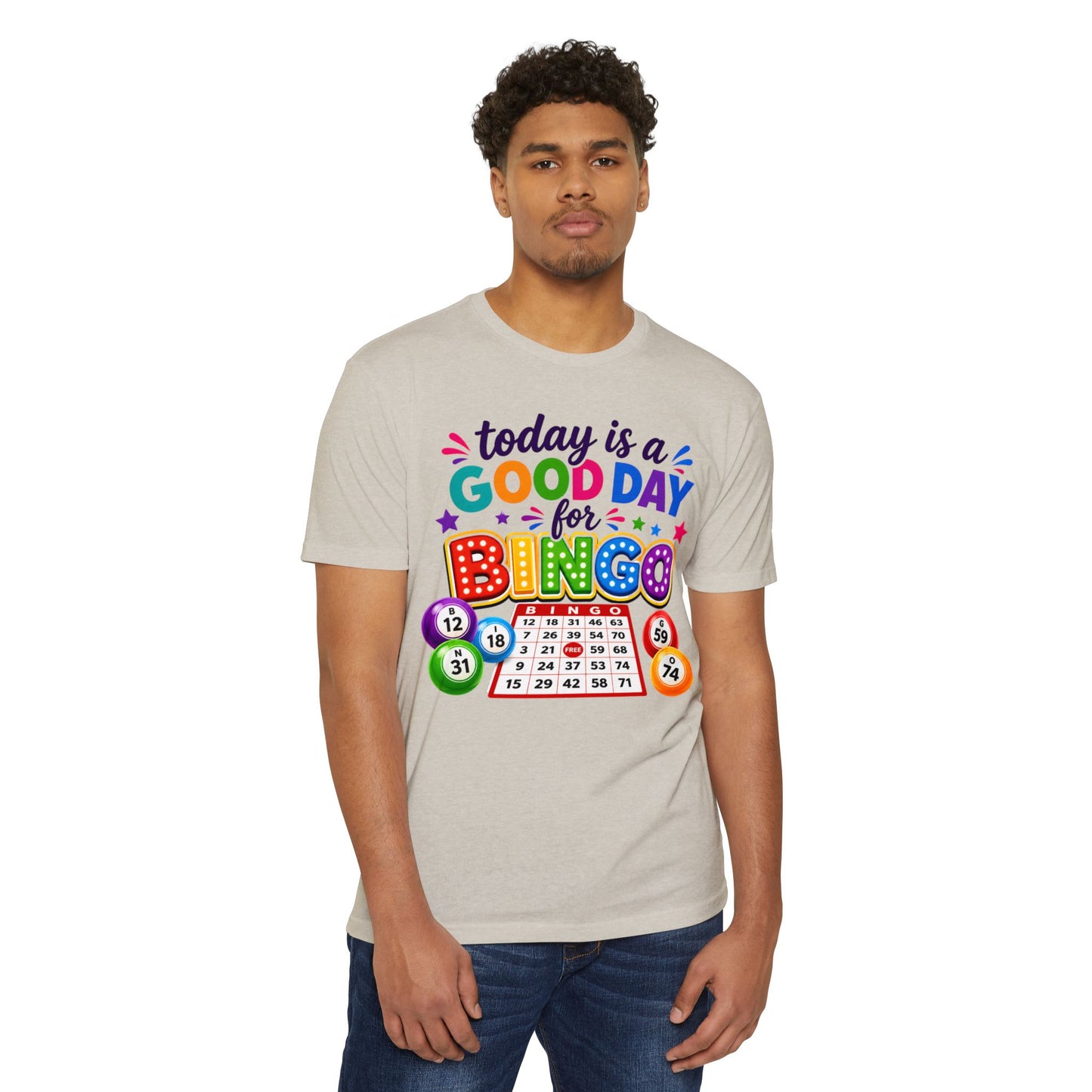 Bingo T-Shirt — "Today Is a Good Day for Bingo" Colorful Game Night Tee
