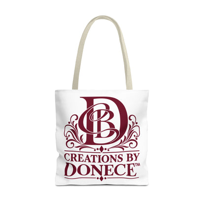 Tote Bag — Creations by Donece Logo Tote (Branded Monogram, Everyday Carry)