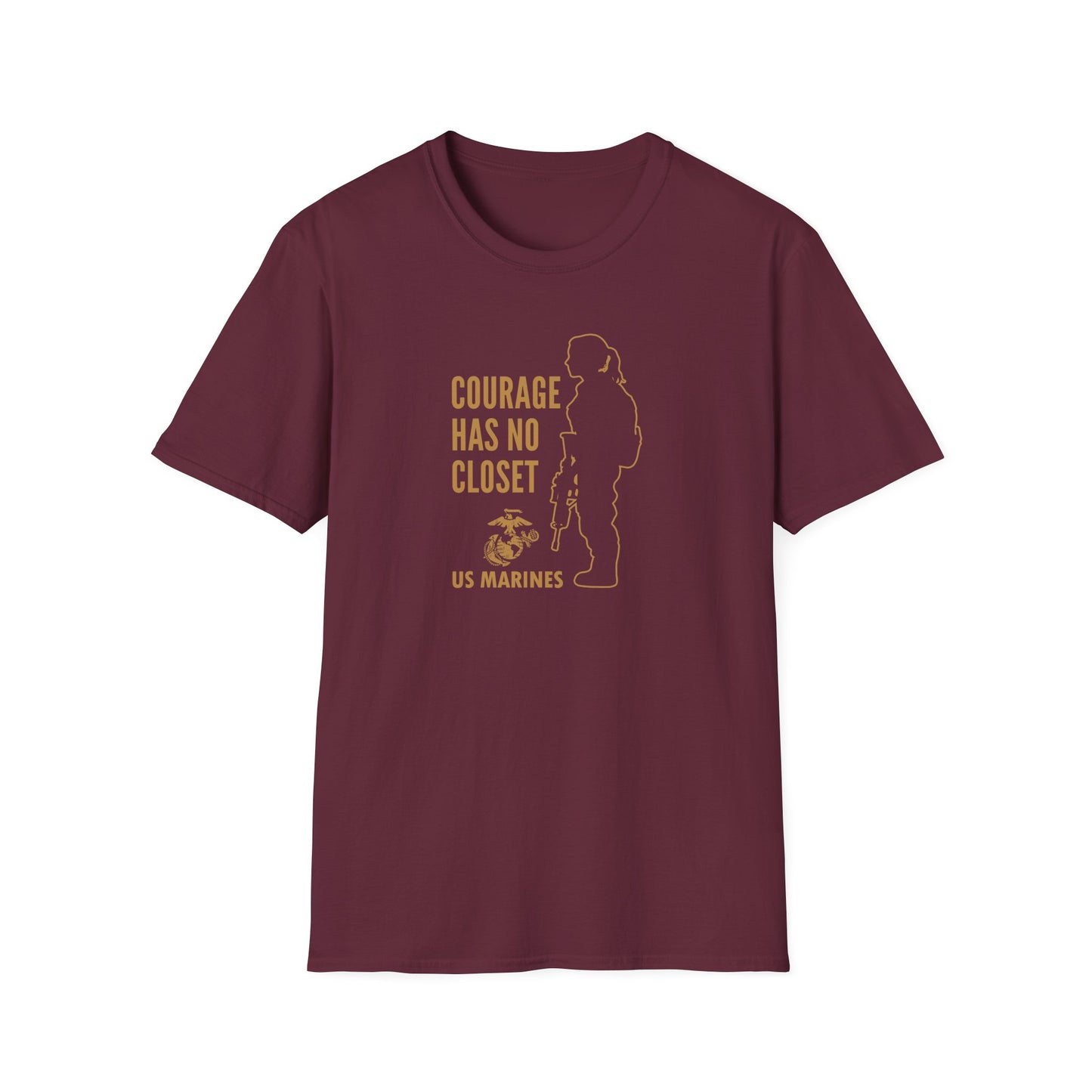 US Marines “Courage Has No Closet” T-Shirt