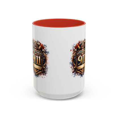 Never Forget 9/11 Memorial Coffee Mug