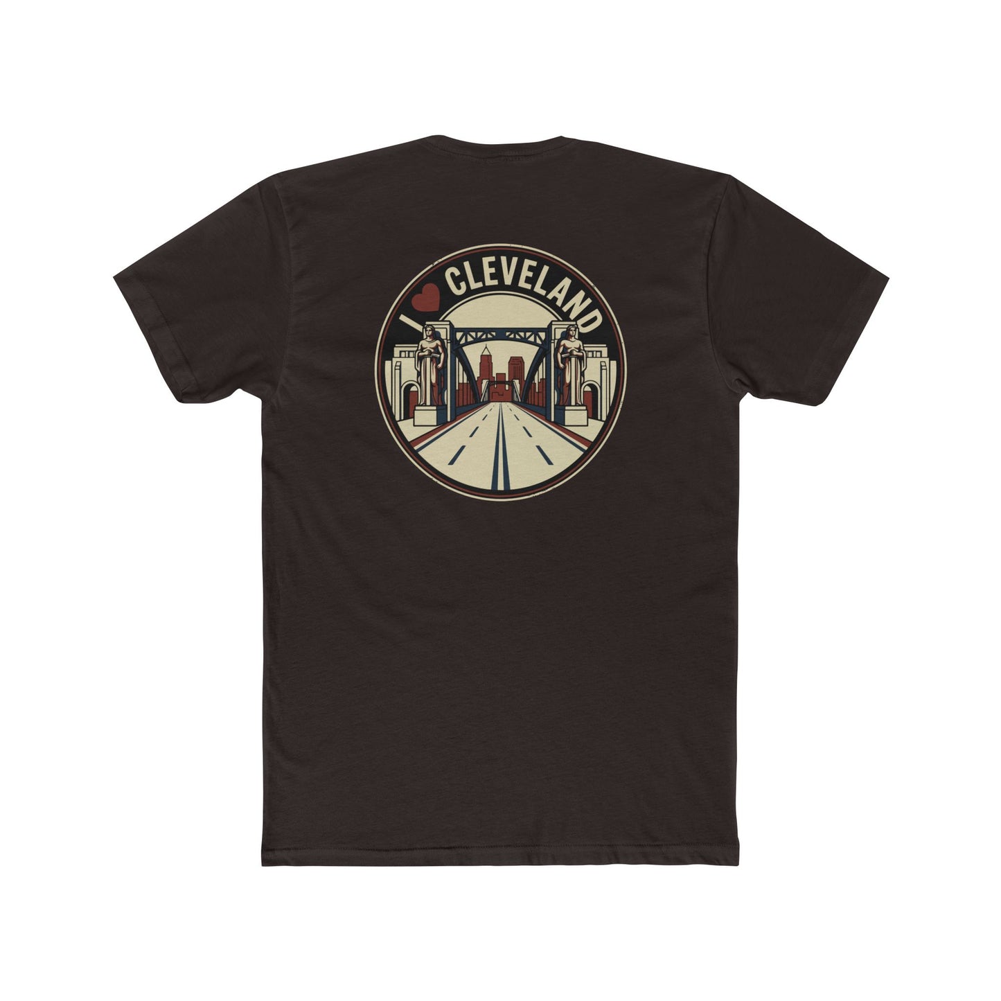 Cleveland Retro Cityscape Tee — I  Cleveland Graphic T‑Shirt