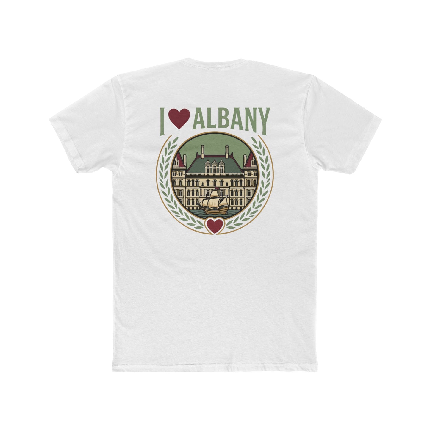I  Albany T‑Shirt — Vintage Capitol Building City Pride Tee