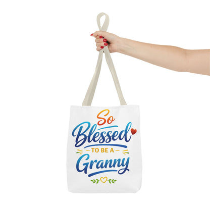 So Blessed to Be a Granny Tote Bag — Gift Tote for New Grandmothers