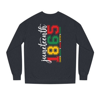 Juneteenth 1865 Crewneck Sweatshirt – Black Liberation Pride Graphic