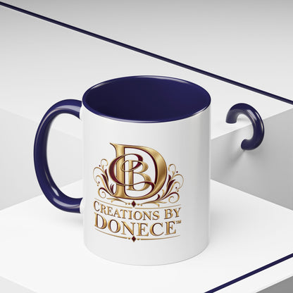 Creations by Donece Logo Accent Coffee Mug (11/15oz)