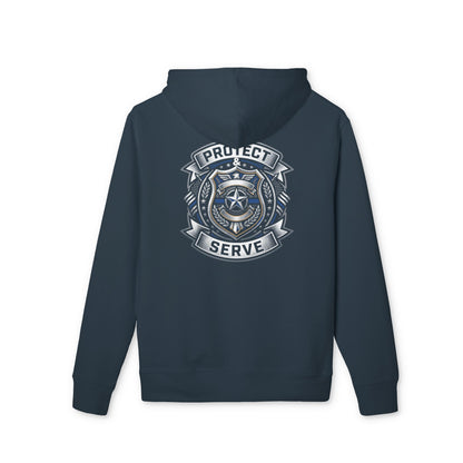 Police Badge Hoodie "Protect & Serve" – Law Enforcement Pullover