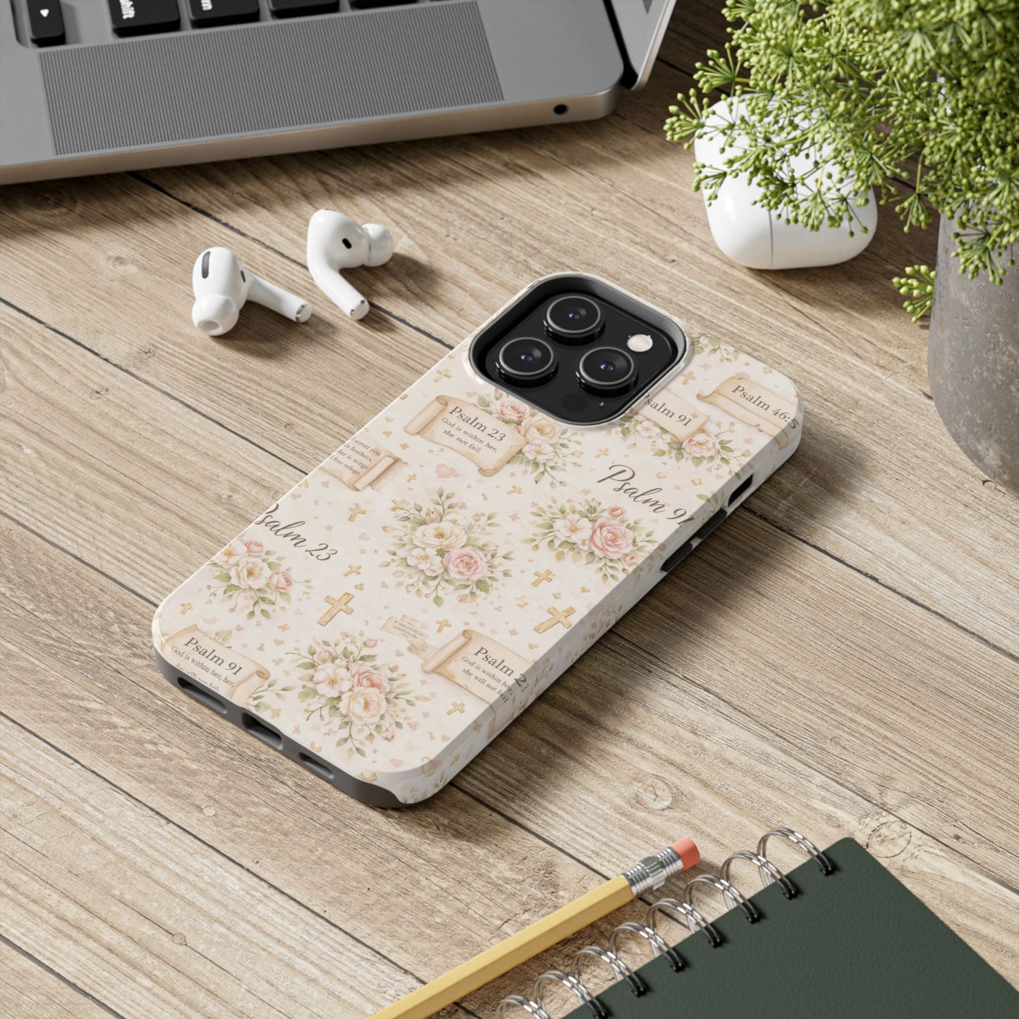 God Is Within Her Phone Case | Christian Floral iPhone Case
