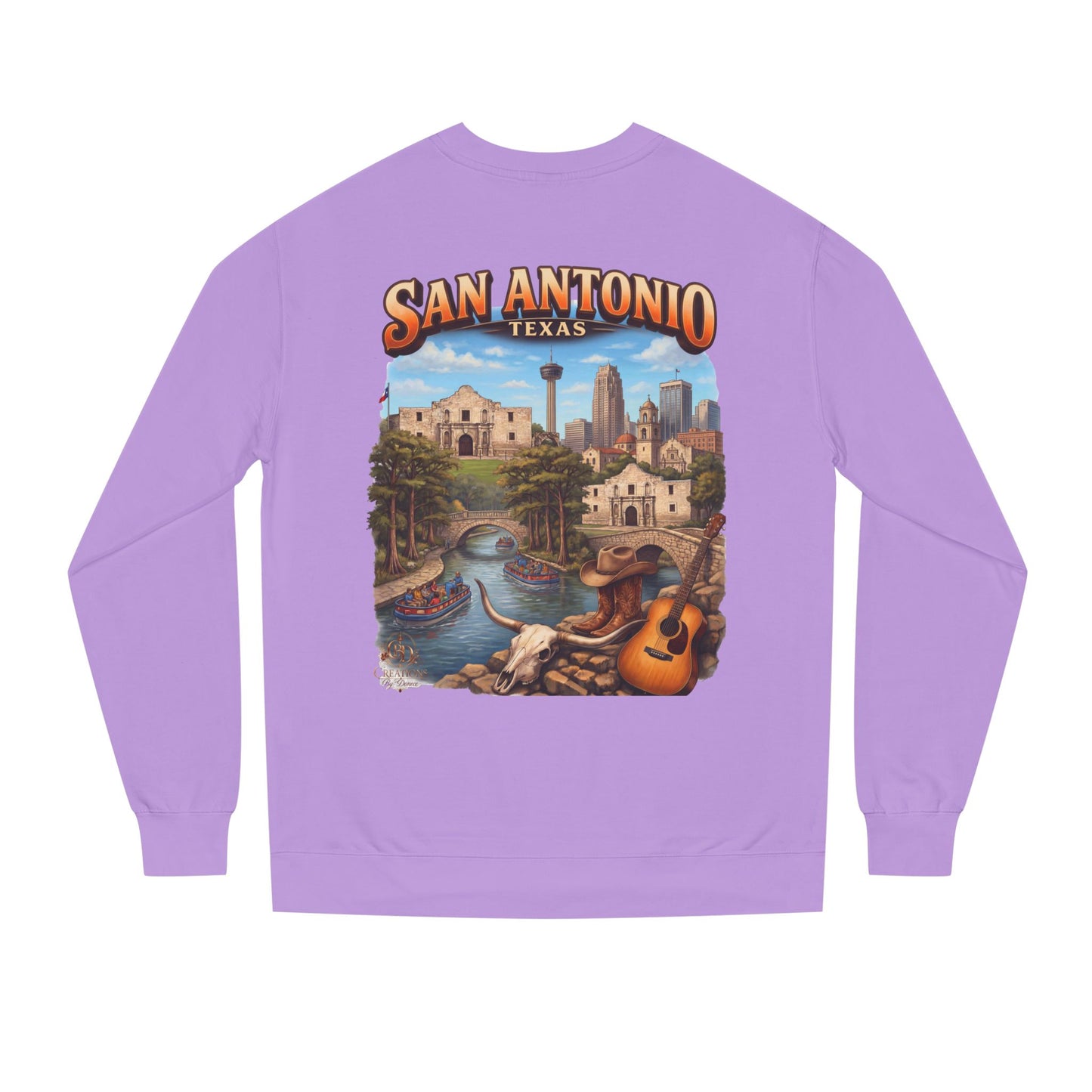 San Antonio Riverwalk Sweatshirt — Texas Travel Scenic Crewneck