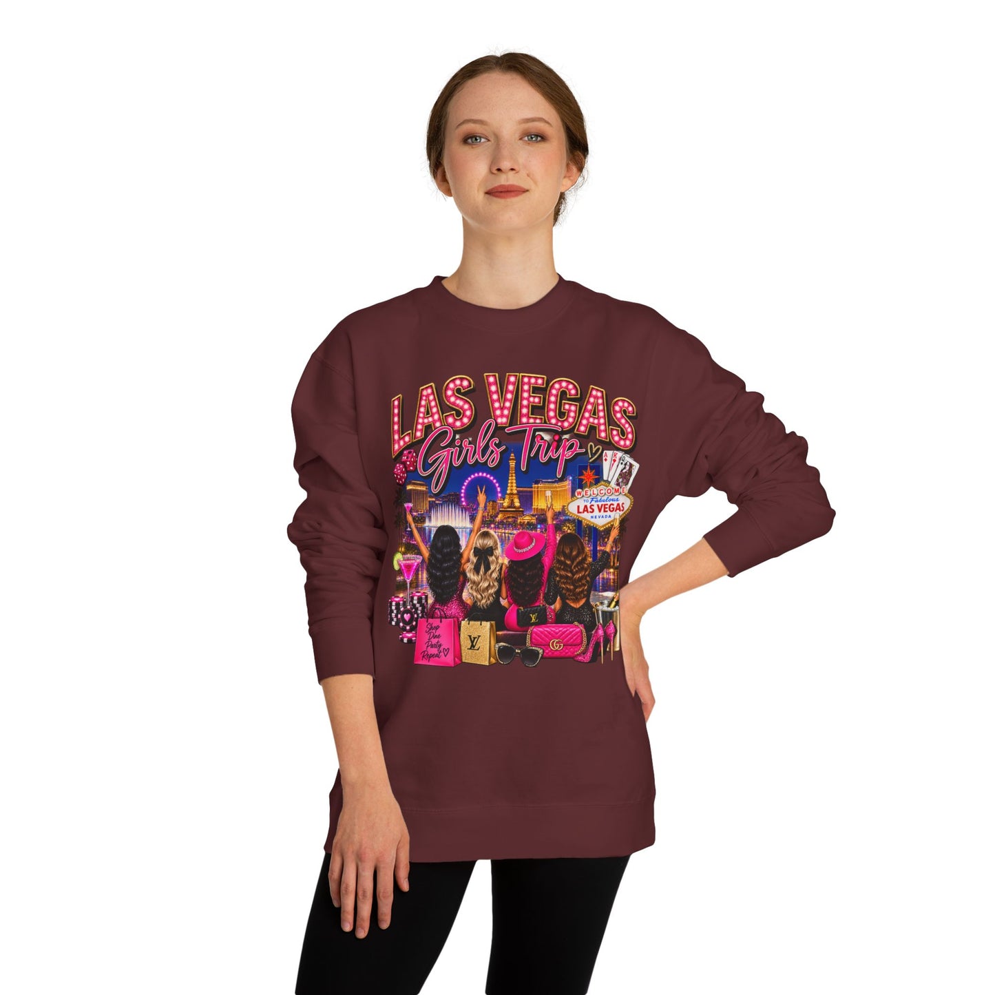 Las Vegas Girls Trip Sweatshirt — Vegas Bachelorette Party Crewneck