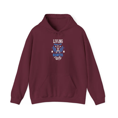 "Living Strong With Diabetes Daily"  Hoodie