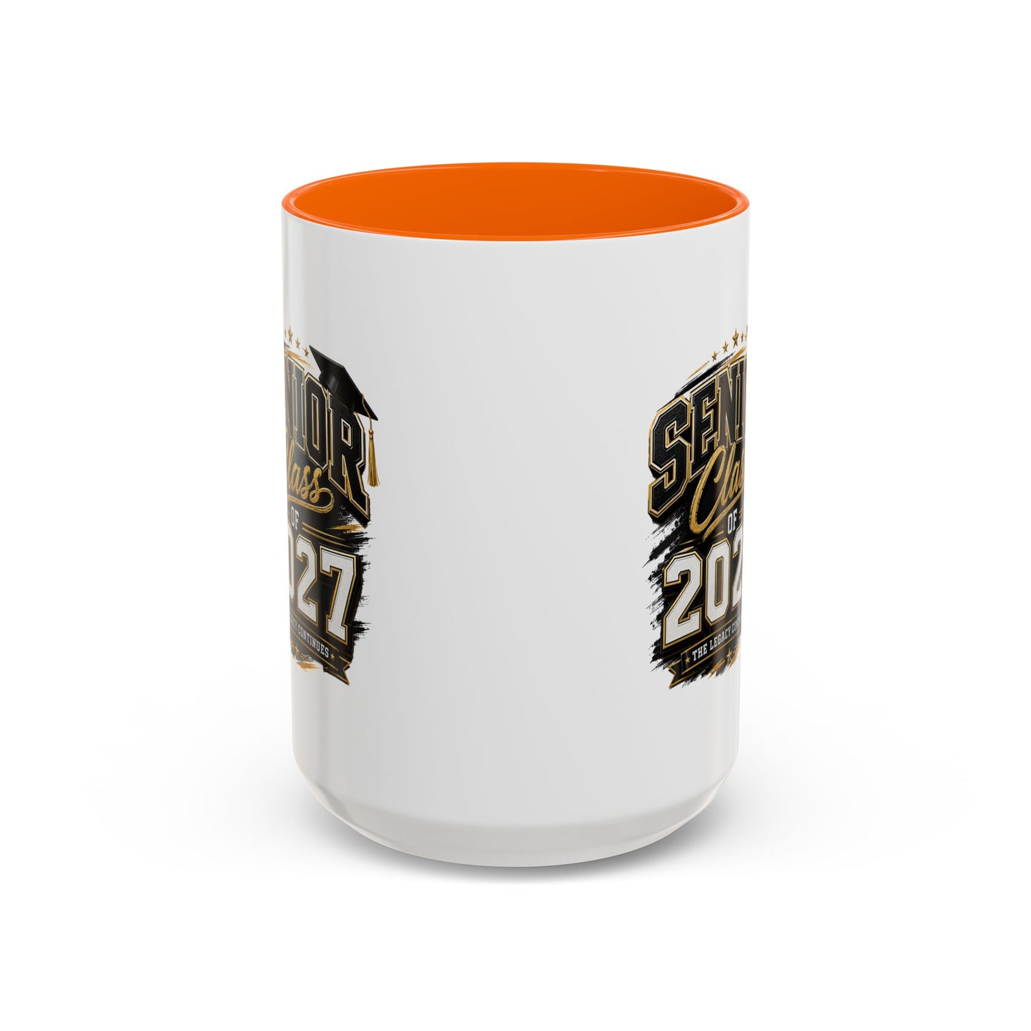 Senior Class of 2027 Accent Coffee Mug — Graduation Gift