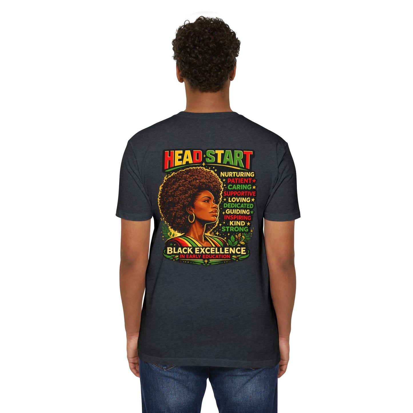 Head Start Black Excellence T-Shirt — Afrocentric Inspirational Graphic Tee