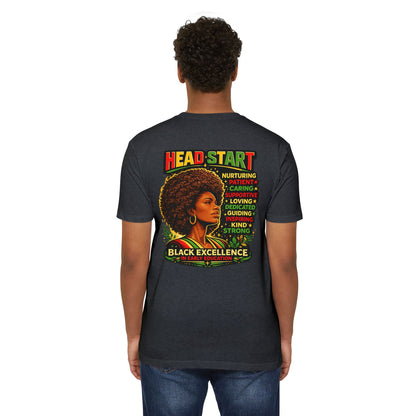 Head Start Black Excellence T-Shirt — Afrocentric Inspirational Graphic Tee