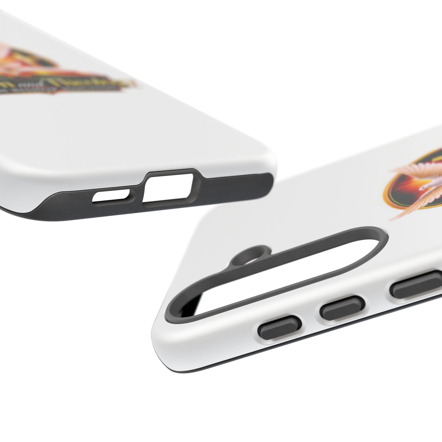 Wisdom and Theology Phone Case — Christian Dove & Cross Protective Tough Case