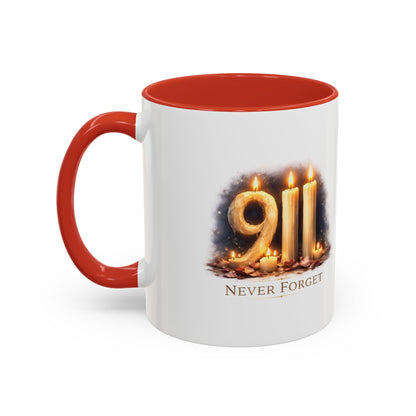 9/11 Never Forget Memorial Coffee Mug