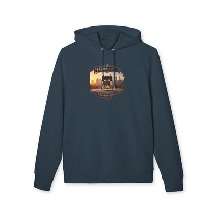 Pennsylvania Keystone State Hoodie — Liberty Bell Skyline Graphic