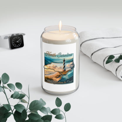 North Carolina Lighthouse Soy Candle — 13.75oz "From Mountains to Coast"