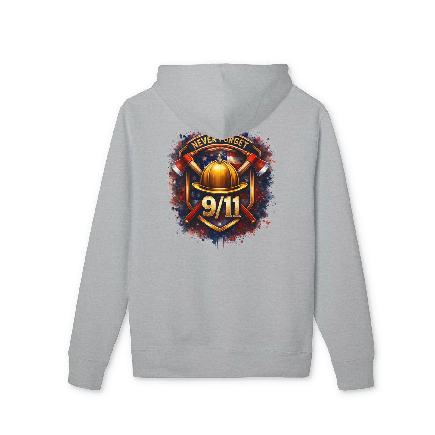 9/11 Never Forget Firefighter Tribute Hoodie