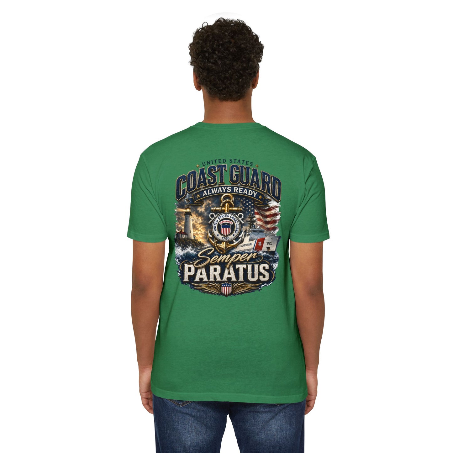 Coast Guard Semper Paratus T-Shirt – U.S. Coast Guard Veteran Tee