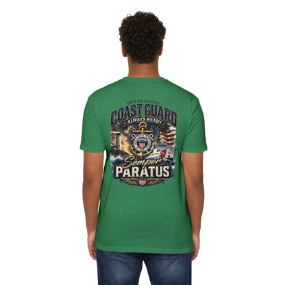 Coast Guard Semper Paratus T-Shirt – U.S. Coast Guard Veteran Tee