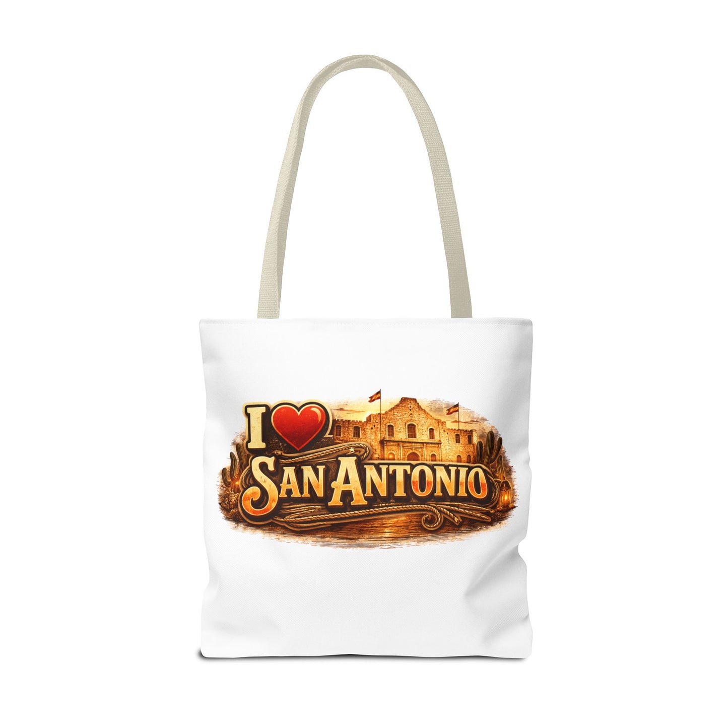 I  San Antonio Tote Bag — Alamo Vintage Souvenir Tote